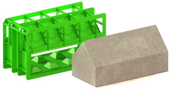 Dakmodelmal 160*80*80/90°